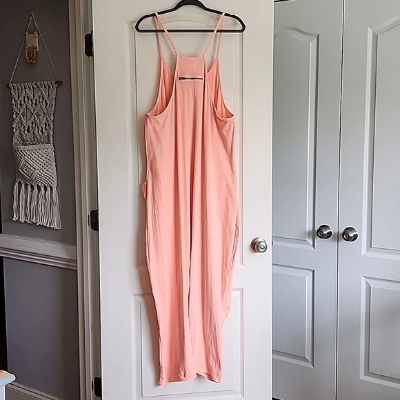 NWOT Free People FP MOVEMENT Hot Shot Onesie Melon size L - Picture 13 of 16